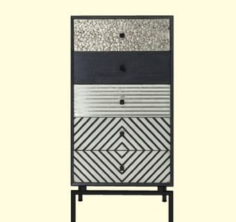 现代实木斗柜su模型