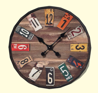 工业风挂钟su模型