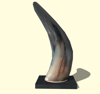 现代金属摆件su模型