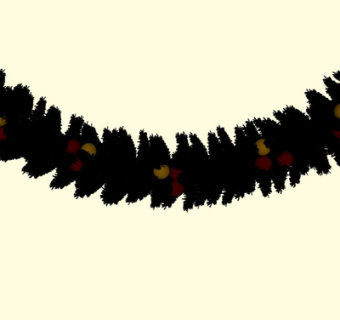 现代圣诞挂件su模型