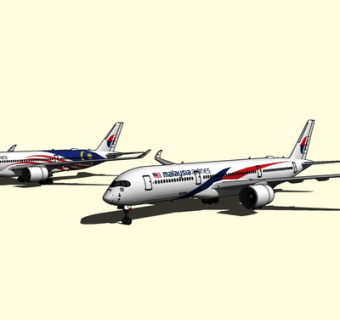 现代飞机su模型