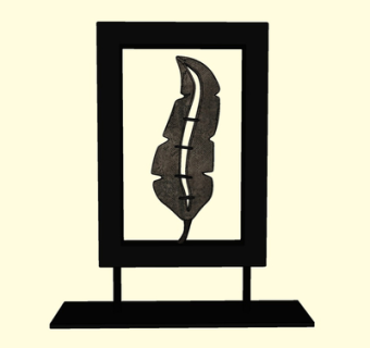 现代金属摆件su模型