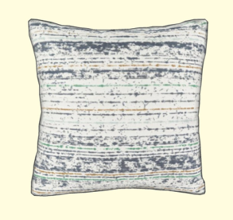 现代布艺抱枕su模型