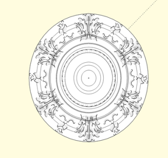 现代盘子su模型