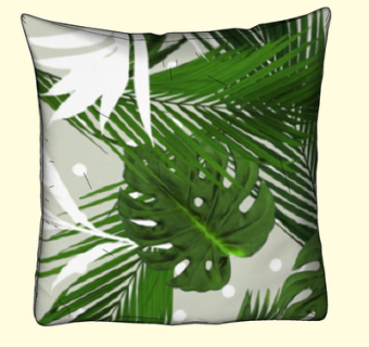 现代布艺抱枕su模型