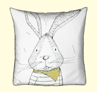 现代布艺抱枕su模型