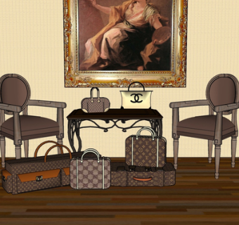 美式实木休闲桌椅su模型