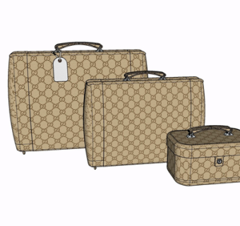 现代皮包su模型