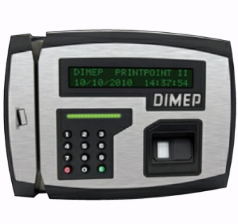 现代指纹打卡器su模型