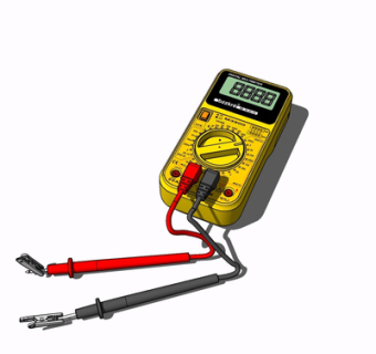 现代数字万用表su模型