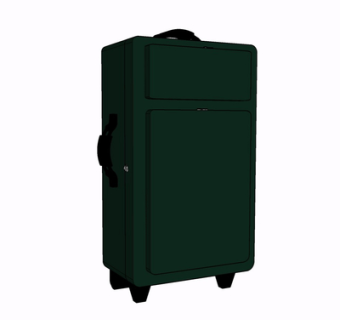 现代行李箱su模型