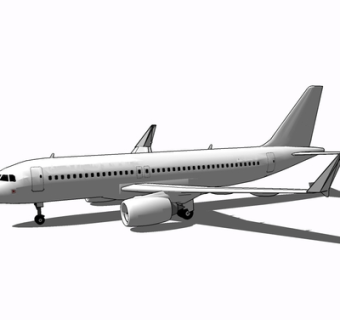 现代飞机su模型