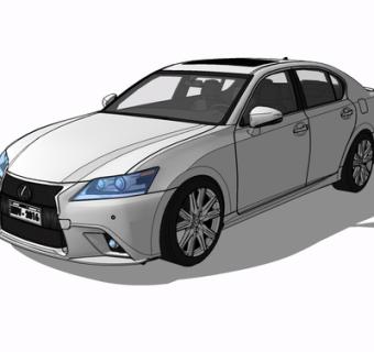 现代汽车su模型