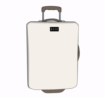 现代行李箱su模型