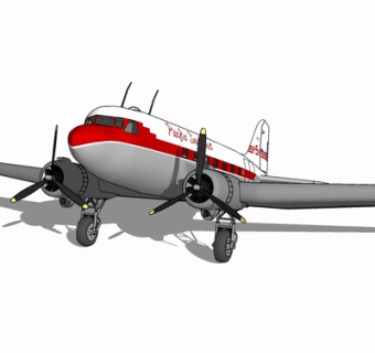 现代飞机su模型