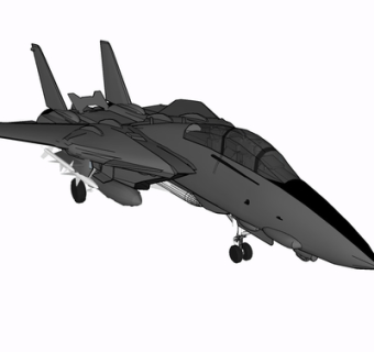 现代战斗飞机su模型