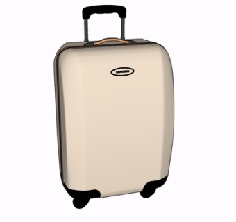 现代行李箱su模型