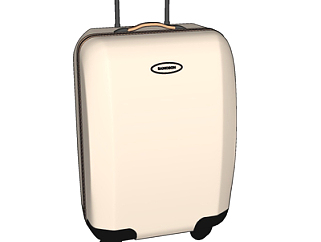 现代行李箱su模型