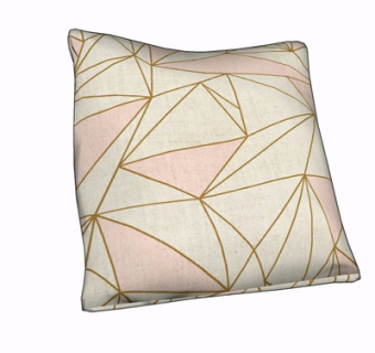 现代布艺抱枕su模型