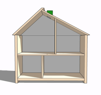 现代儿童积木玩具su模型