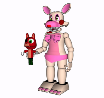 现代木偶人摆件su模型