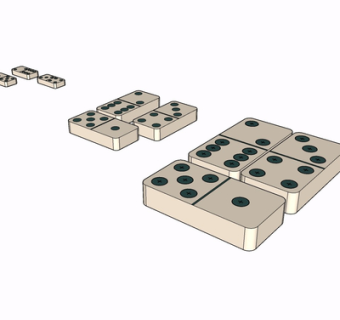 现代积木玩具su模型