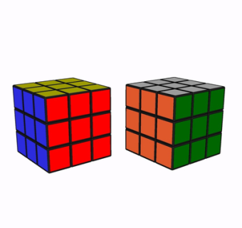 现代积木玩具su模型