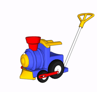 现代儿童玩具su模型