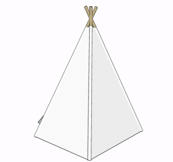 现代帐篷su模型