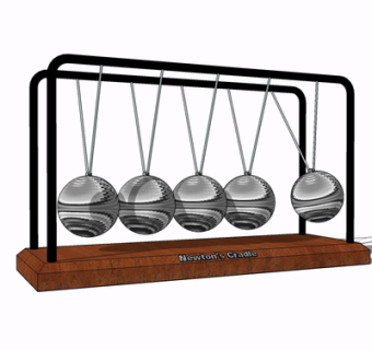 现代金属摆件su模型