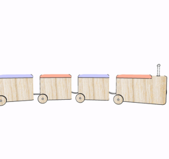 现代儿童玩具su模型