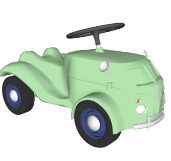 现代儿童玩具车su模型