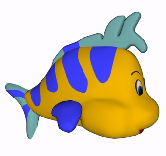 现代热带鱼su模型