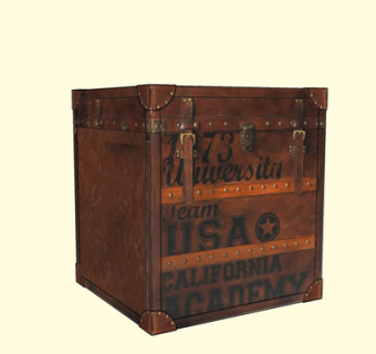 工业风木箱su模型