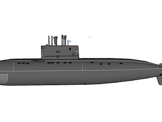 现代<em>核潜艇</em>su模型