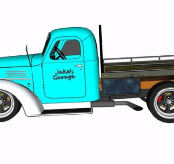 现代汽车su模型