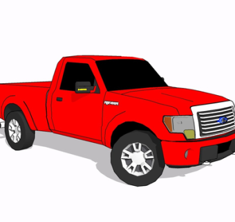 现代汽车su模型