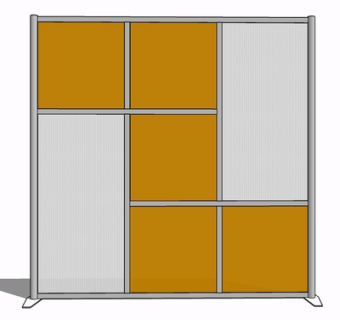 现代屏风隔断su模型