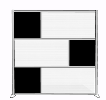 现代屏风隔断su模型