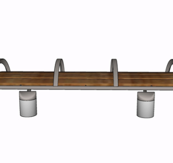 现代公用椅su模型
