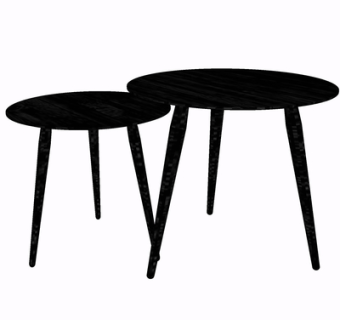 北欧实木圆几su模型