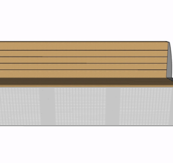 现代公用椅su模型