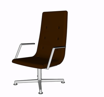 现代办公椅su模型