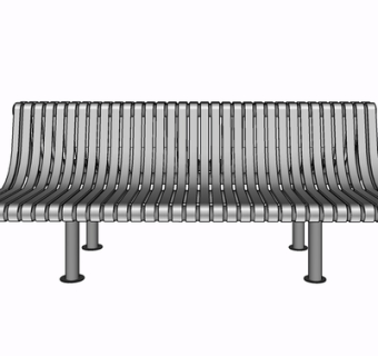 现代公用椅su模型