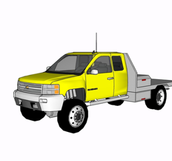 现代汽车su模型