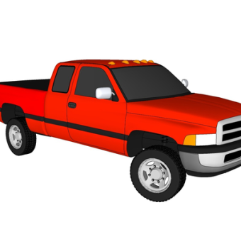 现代汽车su模型