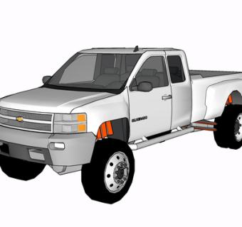 现代汽车su模型