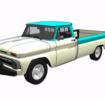 现代汽车su模型