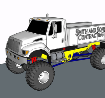 现代汽车su模型