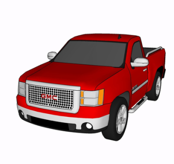 现代汽车su模型